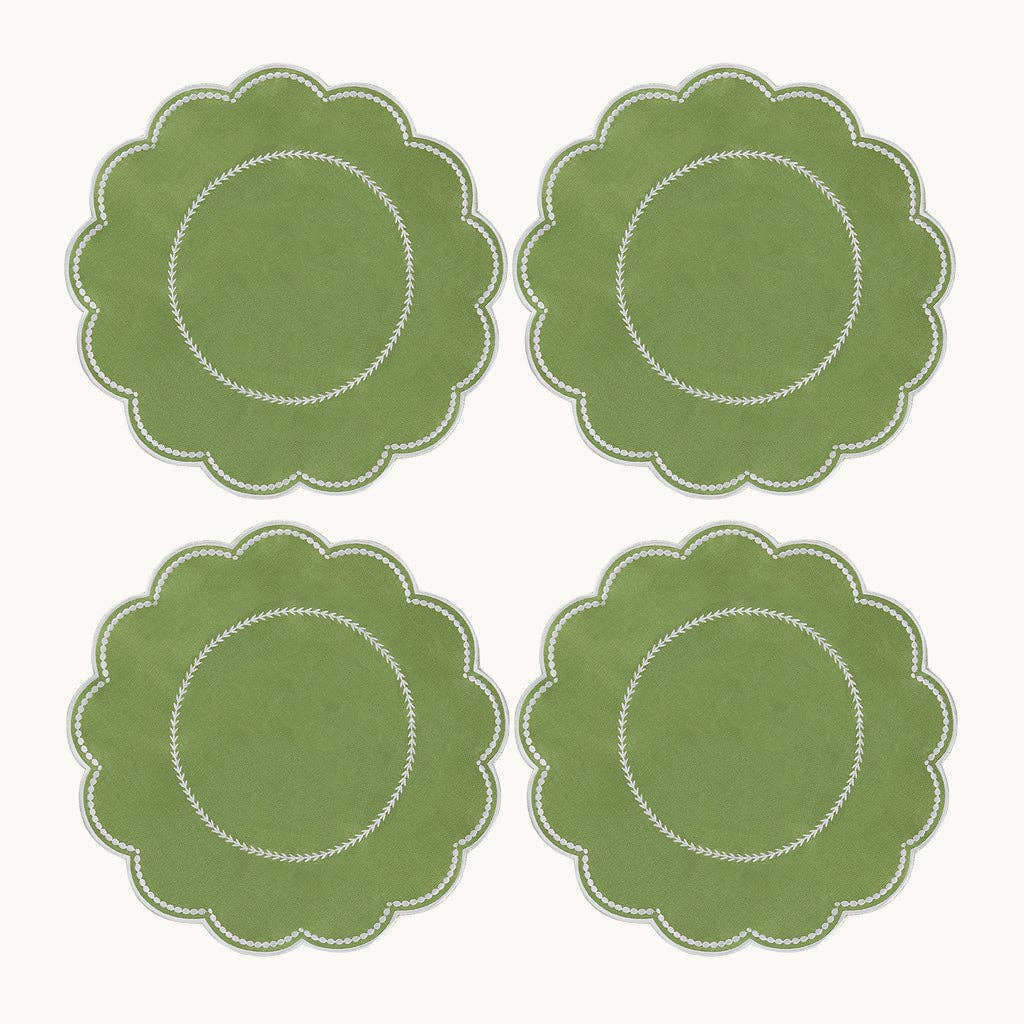 Lilibeth green placemat
