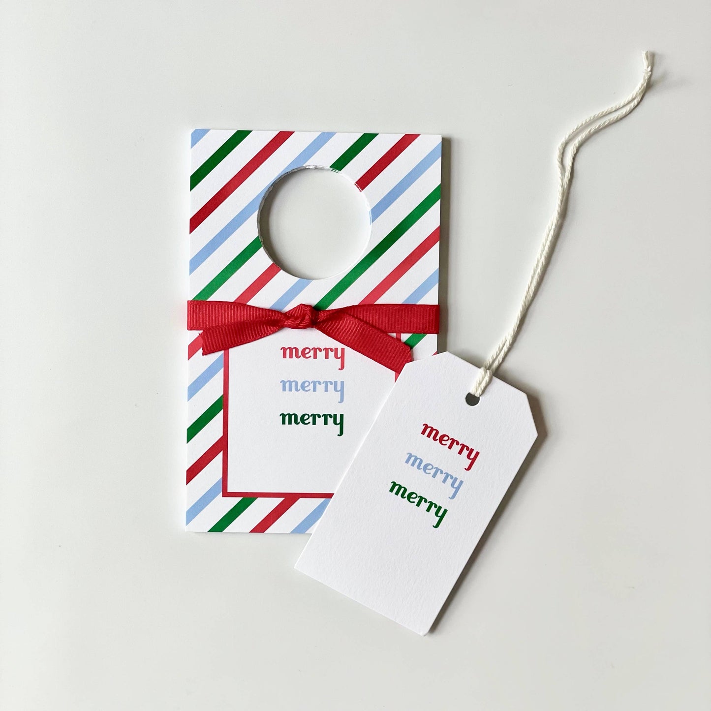 Merry Merry Merry - Wine Tags