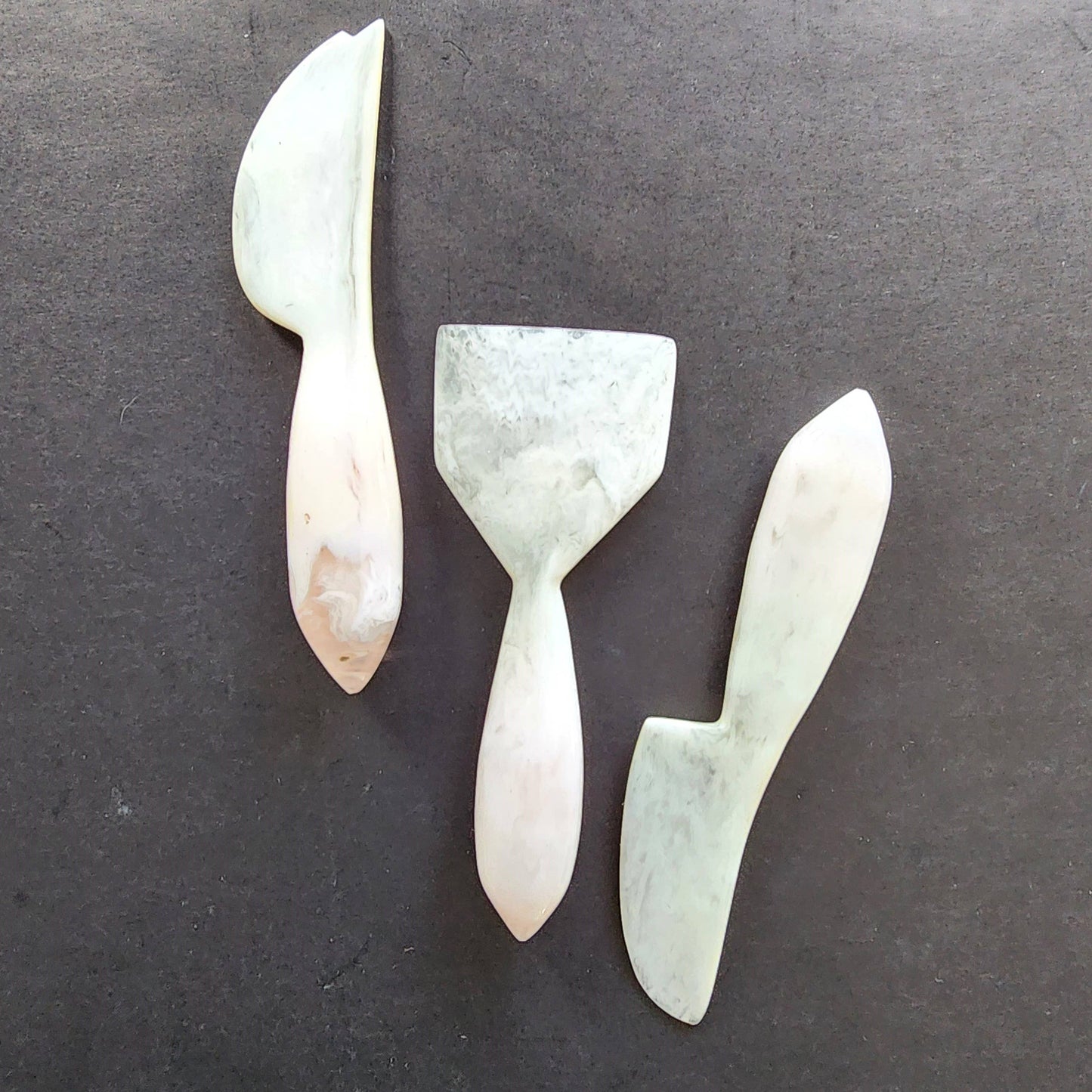 Cheese Knives 3-Piece Set - Resin Charcuterie Tool