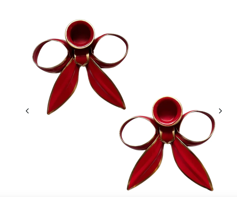Bow Candle Holders