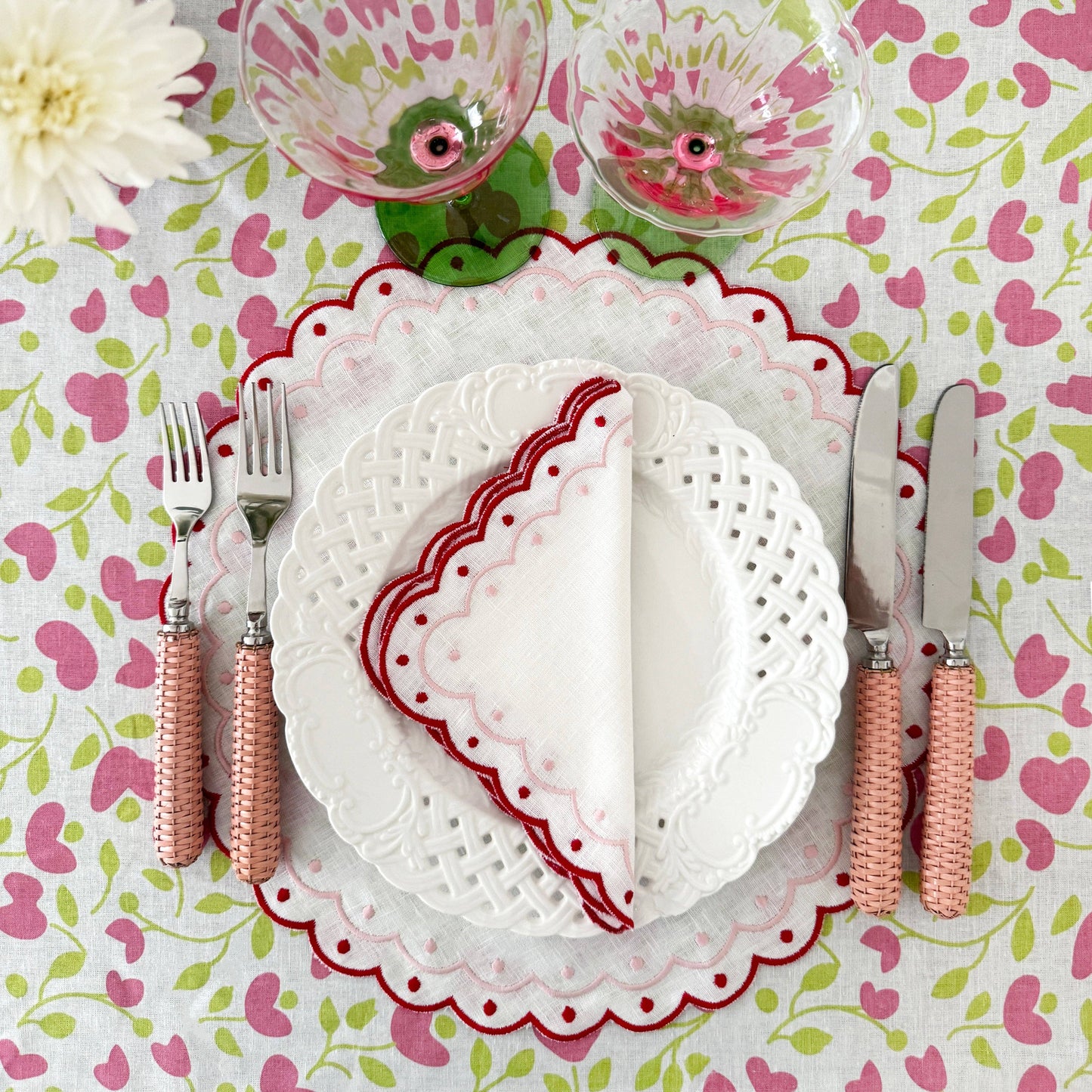 Carmen Linen Red Placemat