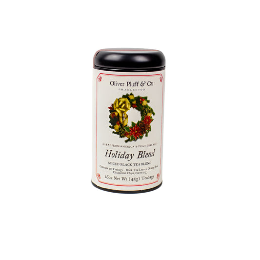 Oliver Pluff's Holiday Blend - Tea Bags in Signature Tea Tin