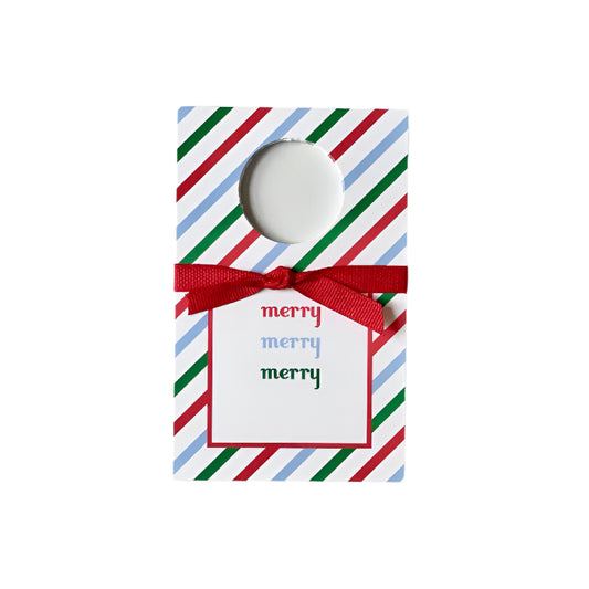 Merry Merry Merry - Wine Tags