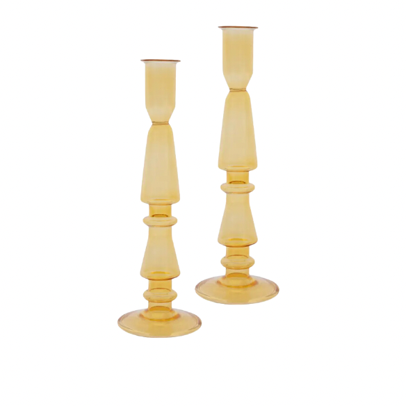 Raoul Glass Candle Holder