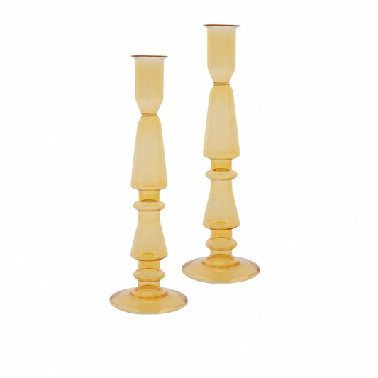 Raoul Glass Candle Holder