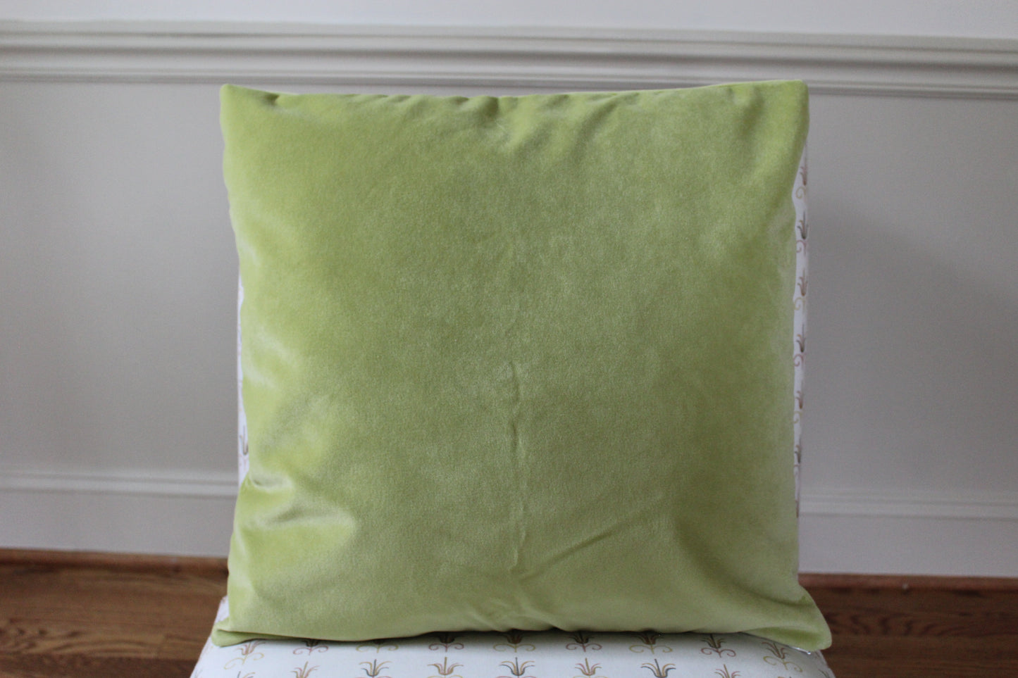 Citron Velvet Pillow - Pair