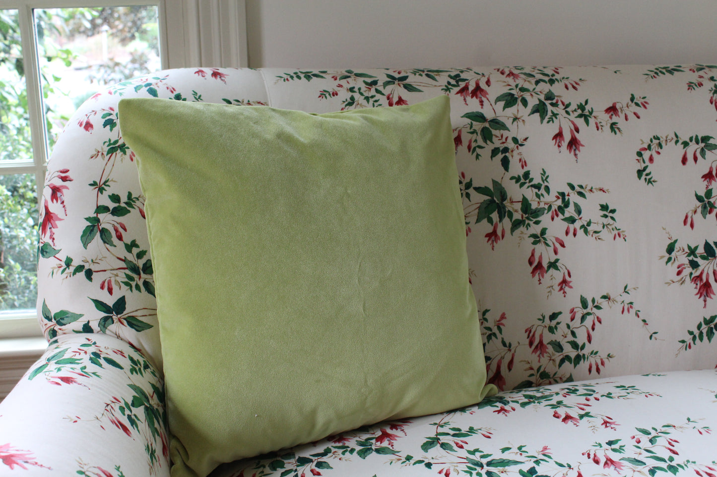 Citron Velvet Pillow - Pair