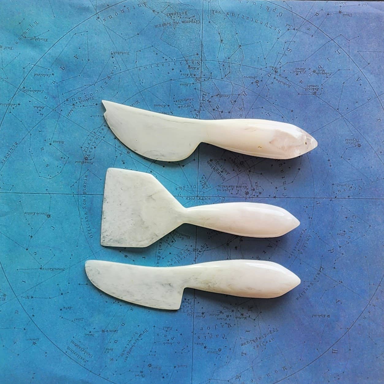 Cheese Knives 3-Piece Set - Resin Charcuterie Tool